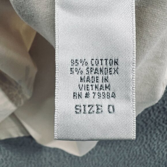 Zenergy Chicos Womens Top 0 Small Tan Embellished Short Sleeve Pullover Shirt - Picture 5 of 10